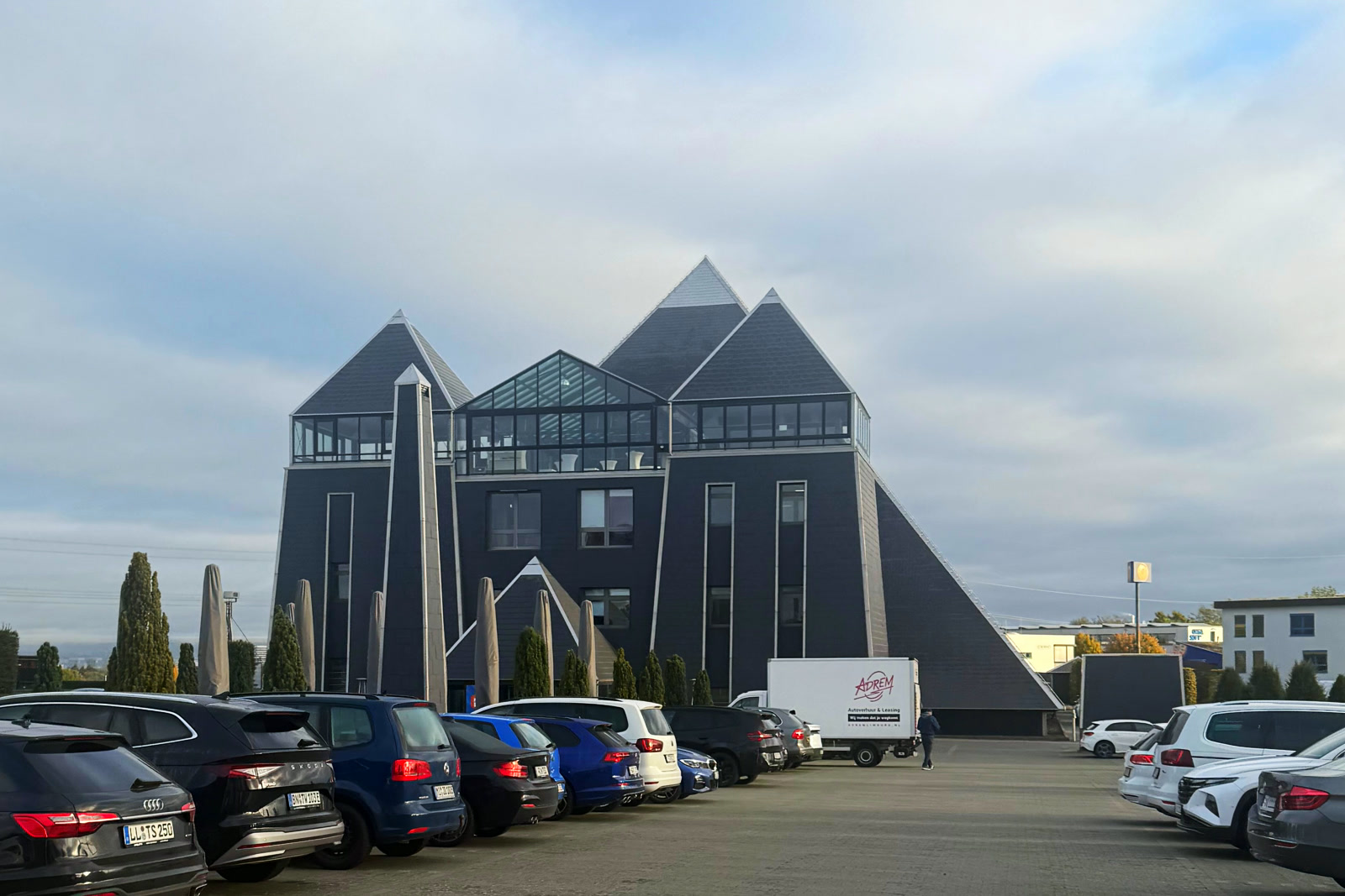 The pyramid in Mainz where Meet Magento Germany 2026 took place